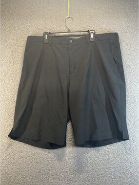 Nike Dri Fit Standard Chino Shorts Mens Size 42 Black Golf Outdoor Casual Travel
